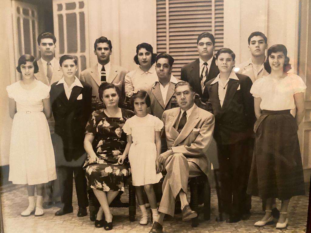 Retrato de la familia Rendiles, década de 1950